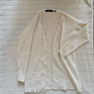 Vero Moda Cream Open Long Cardigan